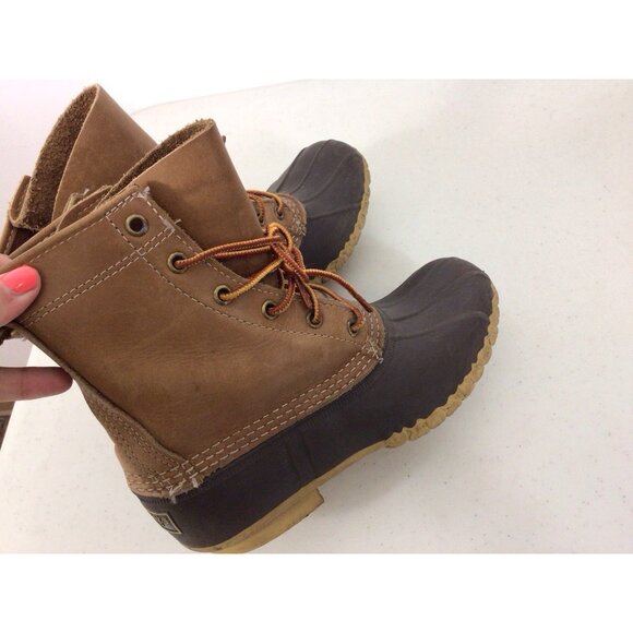 LL Bean Leather Ankle Boots Womens 6 - Picture 10 of 10